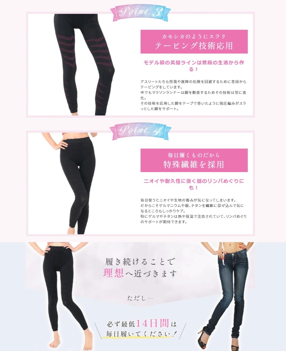 リンパマッサージセルライトスパッツのテーピング技術