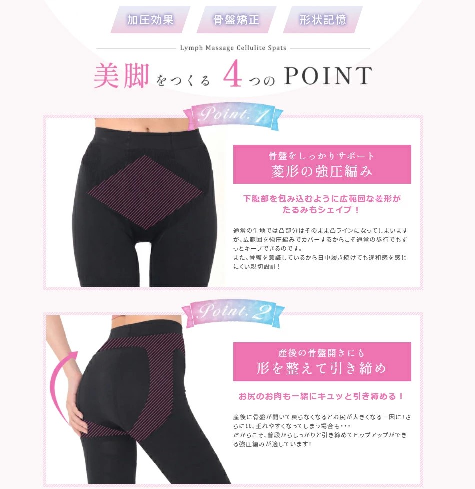 リンパマッサージセルライトスパッツの効果